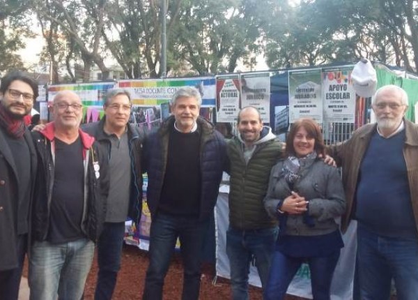 Angel Romano con Daniel Filmus