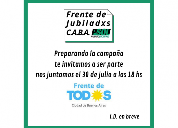 Frente de Jubilados CABA