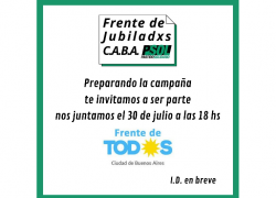Frente de Jubilados CABA